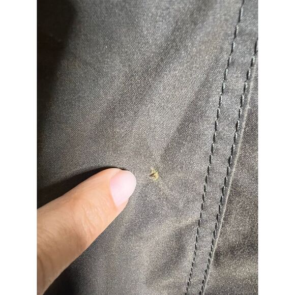 Barbour Morris & Co Utility Jacket Womens 8 Brown Waxed Quilted Army Grunge Barn - Picture 10 of 11